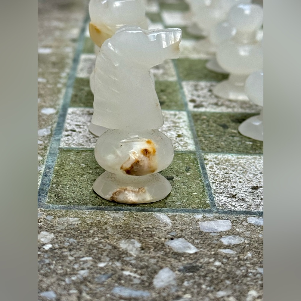 Handcrafted Stone Chess Set - Only Pieces Shown - Picture 5 of 7